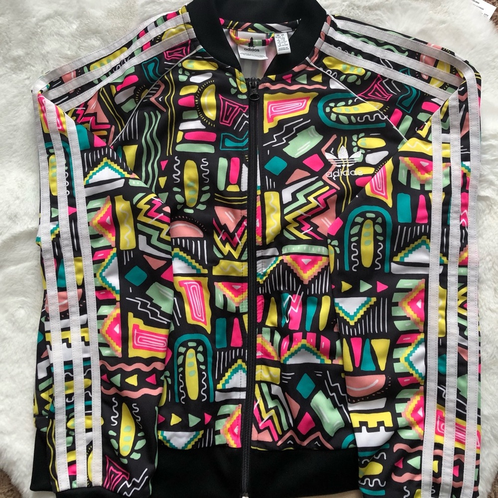 Girl’s adidas cropped sst track jacket